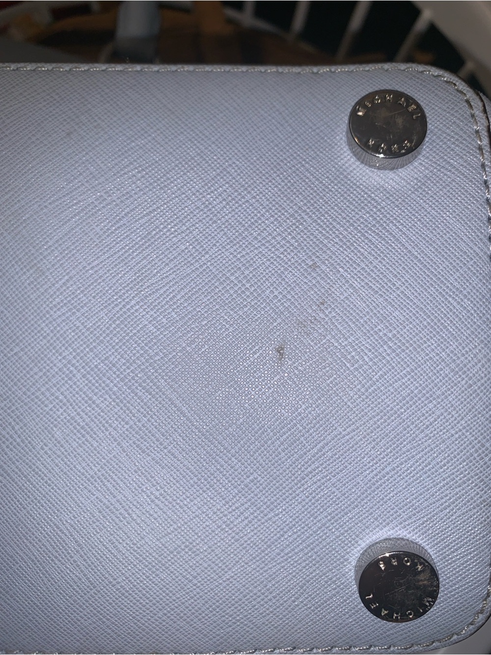 MICHAEL KORS Powder Blue Saffiano Leather Satchel - Picture 15 of 15